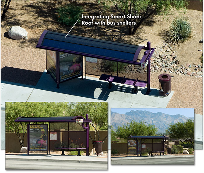 Sundial Energy Solar Integrated Bus Shelters